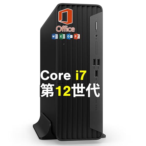 【整備済み品】デスクトップパソコン HP Pro SFF 400 G9 第12世代 Core i7-12700 DP HDMI Office搭載/Windows11 Pro WIFI·Bluetooth無線LANアダプター 中古 (SSD:1TB メモリ:32GB) 1