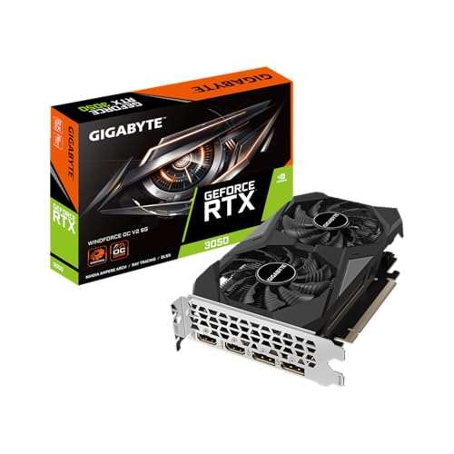 GIGABYTE NVIDIA RTX3050 搭載 グラフィックボード GDDR6 6GB【国内正規代理店品】 GV-N3050WF2OCV2-6GDの外観・全体像 画像