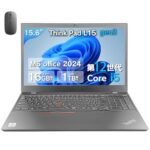 (整備済み品)ノートパソコン Office 2024 レノボ Thinkpad L15 Gen3 ノートpc Windows11pro 15.6インチ 第12世代 Core i5 パソコン WIFI/USB 3.0/HDMI/Type-C/WEBカメラ/初期設定済 (NVMESSD:256GB メモリ:16GB) 1