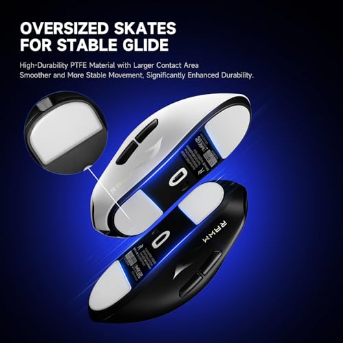 Leviathan V4 White ワイヤレスマウス ゲーミング 超軽量 PixArt 8,000Hzポーリングレート 大型マウスソール 日本正規代理店保証品の特徴・詳細 画像