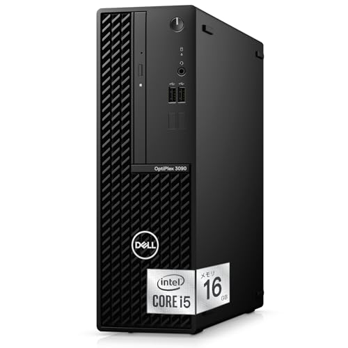 【整備済み品】Dell OptiPlex 3090 SFF / 第10世代 Core i5-10500 (6コア) / 16GBメモリ / 512GB SSD/DVD搭載/Windows 11 Pro/WPS Office 2 / DisplayPort x2 (4Kデュアル出力対応) / 高年式デスクトップPC｜省スペース 小型 ビジネスPC 1