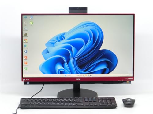 (整備済み品)高性能 多機能一体型パソコン 赤色 NEC LAVIE Desk All-in-one DA770 第7世代 Core i7-7500U メモリ16GB SSD512GB 23.8型1080p FHD MS Office 2019 Windows 11 (整備済み品)の詳細・まとめ 画像