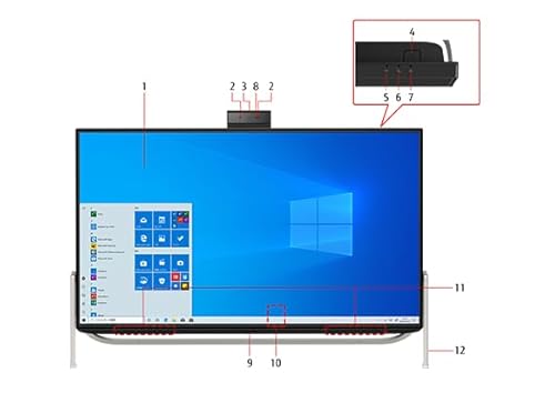 (整備済み品)高性能 多機能一体型パソコン FMV ESPRIMO FH77 第7世代 Core i7-7700HQ メモリ8GB SSD128GB+HDD1TB 23.8型1080p FHD 昇降式カメラ搭載 MS Office 2019 Windows 11 Proの特徴・詳細 画像