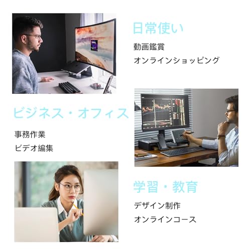 HP デスクトップpc Prodesk 600 G5 SFF、第9世代 デスクトップパソコン メモリ16GB SSD 256GB+HDD 500G、中古 パソコン デスクトップ Win11 Pro Office 搭載、DVD内藏/WiFi/Bluetooth (整備済み品)の特徴・詳細 画像