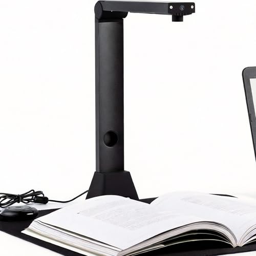 shinove スキャナー A3対応 ドキュメントスキャナー ブック: 非破壊スキャン OCR対応 自炊用 コンパクト 2200万画素 PDF化 書画カメラ USB接続 Windows/Mac対応 オーバーヘッド 自動平坦化 高速スキャン ポータブル 折りたたみ式 卓上設置可能 モバイル 電子帳簿法適合 領収書・名刺・書籍対応 家庭用/業務用の外観・全体像 画像