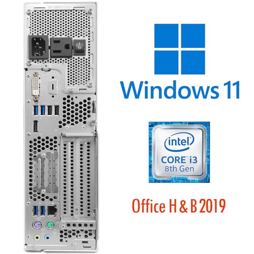 【整備済み品】デスクトップPC ESPRIMO D588/Win11 Pro/第8世代 Core i3-8100/SSD128GB/メモリ4GB/DVD-ROMドライブ/MS Office H&B 2019/DisplayPort/DVIの特徴・詳細 画像