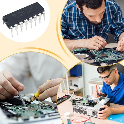 CD4017 ディケイド カウンタ - スルーホール DIP16 チップ、パルス出力エレクトロニクス モジュール | CD4017シーケンシャル制御回路基板 趣味のエンジニアリング 学生デザイナー プロジェクト アプリケーションの特徴・詳細 画像