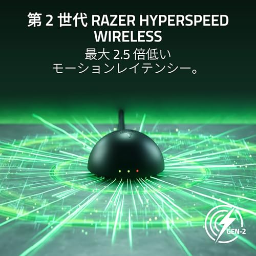 Razer レイザー Viper V4 Pro ゲーミングマウス 49g 超軽量 8,000Hzドングル同梱 ワイヤレス HyperSpeed Wireless 第3世代 Razer Focus Pro オプティカルセンサー 50,000DPI 第4世代 オプティカルマウススイッチ 180時間駆動 オプティカルスクロールホイール 6ボタン ヴァイパーブイフォー プロ 【日本正規代理店保証品】の特徴・詳細 画像