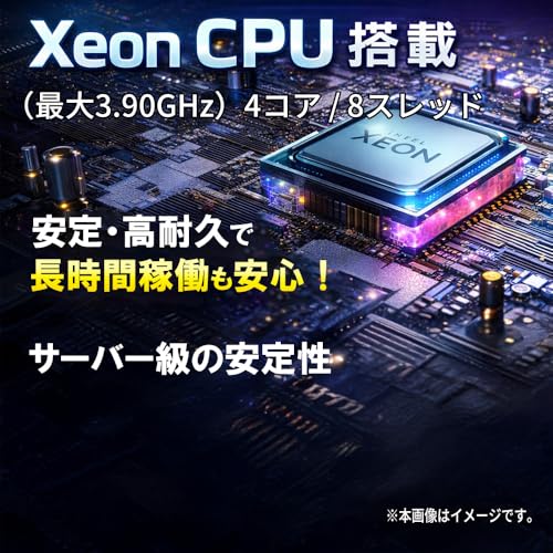 【整備済み品】ゲーミングPC デスクトップ ThinkStation P520c Xeon W-2223 / メモリ32GB / NVMe SSD 512GB + HDD 1TB / RTX 3050 6GB / Windows 11 Pro/MS Office 2019 H&B 搭載 動画編集 CAD Apex フォートナイト (整備済み品)の特徴・詳細 画像