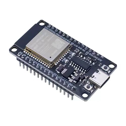 ESP32-DevKitC ESP-WROOM-32 開発ボード ESP32-DevKitC-32 CH340C Type C 4MBフラッシュ 2.4GHz デュアルモード Wi-Fi + Bluetooth デュアルコアマイクロコントローラープロセッサ、AP/STAモード対応、Arduino IDE互換 1