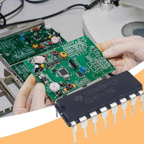 CD4017 ディケイド カウンタ - スルーホール DIP16 チップ、パルス出力エレクトロニクス モジュール | CD4017シーケンシャル制御回路基板 趣味のエンジニアリング 学生デザイナー プロジェクト アプリケーションの特徴・詳細 画像