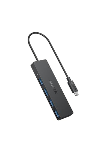Anker USB-C データ ハブ (4-in-1, 5Gbps) 高速データ転送 USB 3.0 USB-Aポート搭載 MacBook/iMac/Surface/Windows 他対応 20cm ケーブル USBハブ テレワーク リモート 在宅勤務の外観・全体像 画像