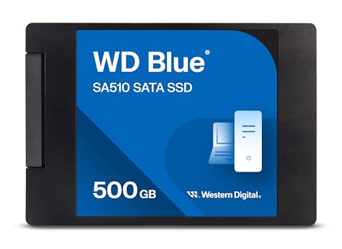 WDS500G3B0A [WD Blue SA510 SATA SSD（500GB 2.5インチ 7mm厚 SATA 6G 200TBW 5年保証）] 1