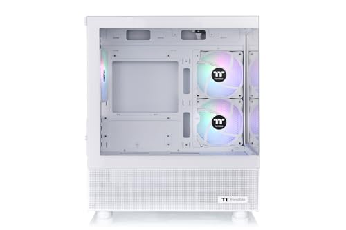 Thermaltake View 170 TG ARGB Snow Micro-ATX ミニタワー型PCケース ホワイト CA-1Z4-00M6WN-00 CS9125の特徴・詳細 画像