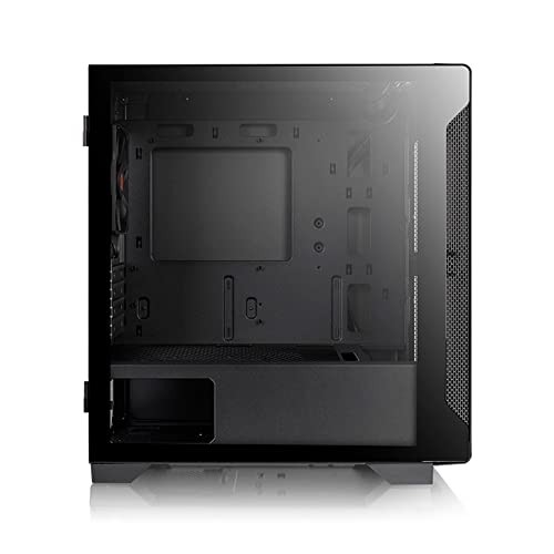 Thermaltake S100 TG 強化ガラス ミニタワーPCケース スイングドアパネル採用 CA-1Q9-00S1WN-00 CS7885 ブラックの詳細・まとめ 画像