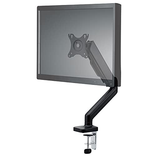 エレコム モニターアーム シングルアーム 17~32インチ対応 耐荷重:9kg ガス式 VESA規格対応 ブラック DPA-SS02BK 1