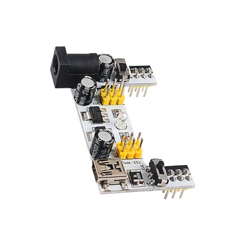 MB102 ブレッドボード電源モジュール ホワイトブレッドボード専用モジュール 2 ウェイ 3.3V 5V MB102 ブレッドボード USB 電源 1