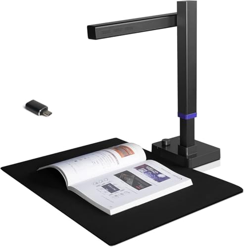 CZUR Shine Ultra USBC ドキュメントスキャナー ブックスキャナー a3 スキャナー 電子帳簿保存法対応 1300万画素 高速 スキャン ocr 機能 windows また mac pc対応 光学ドライブ不要 自動平坦化 歪み補正 zoom対応 PSE認証済 日本国内専用 USB Type A/Cに対応 Type-Cコネクタ付き 1
