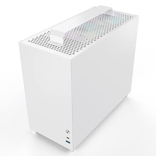 pcケース ミドルタワー pcケース 透明強化ガラスモデル micro-atx シルバー MINI型の特徴・詳細 画像