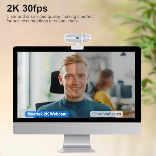 PC用2Kウェブカメラ、マイクと三脚付きウェブカメラ、自動光補正、USBウェブカメラプラグアンドプレイ、90°広視野角、プライバシーカバー、Skype、Zoom、Google Meet、Teams、PC、ノートパソコン、Mac、タブレットに対応の詳細・まとめ 画像