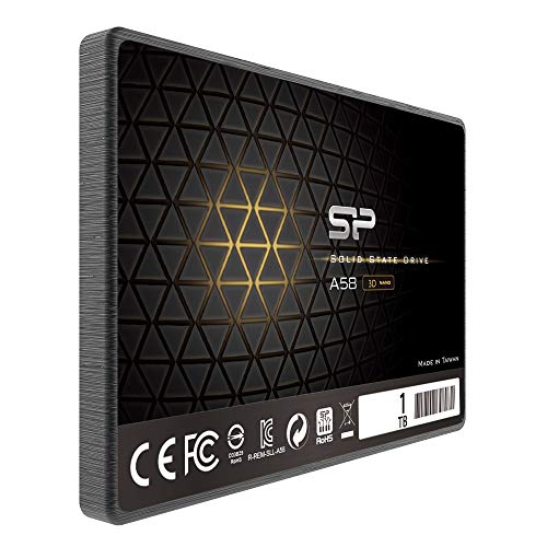 シリコンパワー 1TB SSD 3D NAND A58 SLCキャッシュパフォーマンスブーストSATA III 2.5インチ7mm SU001TBSS3A58A25CAの特徴・詳細 画像