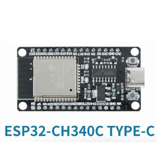 for ESP32-DevKitC 開発ボード USB Type-C ESP32 開発ボード デュアルコア CH340C Wi-Fi +Blue-tooth 2 機能マイクロコントローラー デュアルコア ボ ー ド 開 発 拡張 ボ ー ド 超低電力 耐久性に優れ、簡単に取り付け可能 (black)の特徴・詳細 画像