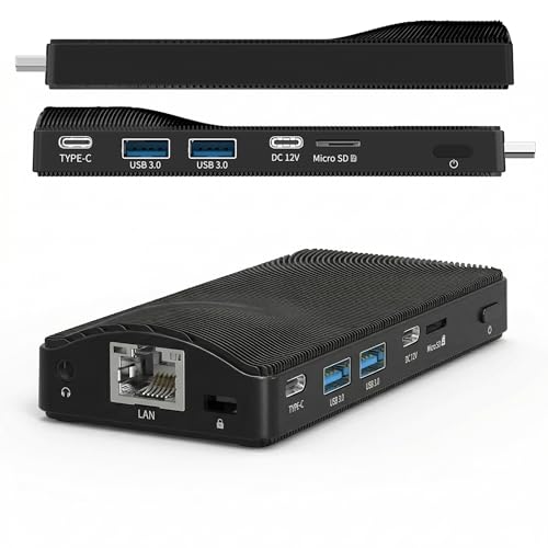 スティックPC スティックパソコン インテル Celeron J4105 8GB 128GB Windows 11 Pro デスクトップパソコン フル機能Type-C Wi-Fi 5 有線LAN USB3.0 4K出力対応 軽量 静音の詳細・まとめ 画像