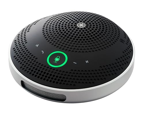 ヤマハ(YAMAHA) ユニファイドコミュニケーションスピーカーフォン USB/Bluetooth対応 ブラック YVC-200Bの外観・全体像 画像