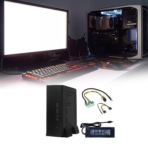 ITX コンピュータケース 小型軽量 HTPC ケース ITX コンピュータケース 小型軽量 HTPC ケースの特徴・詳細 画像