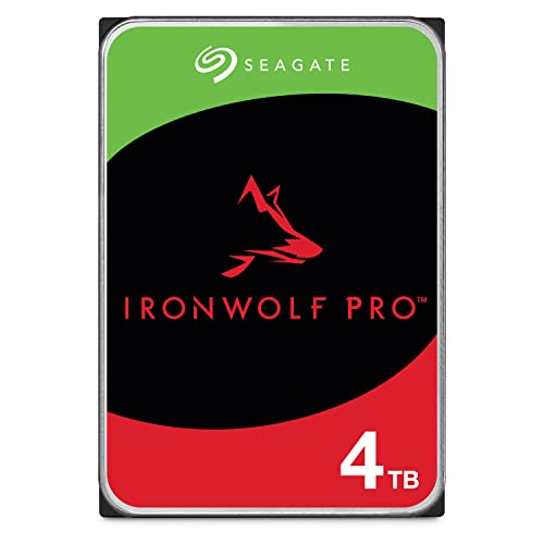 Seagate 内蔵 HDD ハードディスク 4TB NAS向け 24時間365日 5年保証 データ復旧3年付 CMR IronwolfPro 国内正規代理店品 ST4000NT001 1