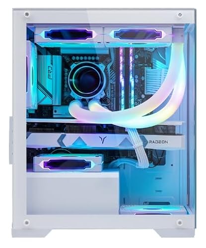 KAGAMI H-1 M-ATX/ITX 自作用PCケース ホワイト 強化ガラス スチール コンパクト設計 ゲーミング ケーブルマネジメント RGB対応可能の特徴・詳細 画像