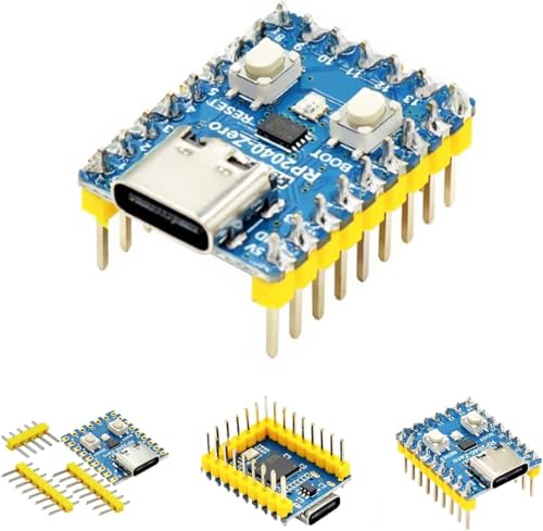 RP2040-Zero マイクロコントローラ PICO開発ボード マザーボード デュアル コアプロセッサ 133MHz 動作周波数の外観・全体像 画像