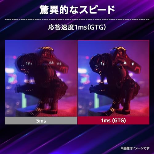 LG ゲーミングモニター LG UltraGear 27GS60QC-B 27インチ/PCゲーム、家庭用ゲーム/WQHD(2560×1440)/曲面型VA(1000R)/アンチグレア/180Hz/1ms（GTG）/VRR(AMD FreeSync対応)/HDMI×2、DisplayPort/チルト調整対応の特徴・詳細 画像