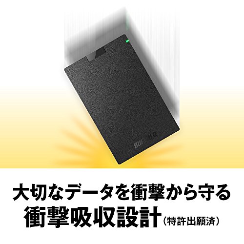 BUFFALO USB3.1(Gen.1)対応 ポータブルHDD スタンダードモデル ブラック 2TB HD-PCG2.0U3-GBAの特徴・詳細 画像