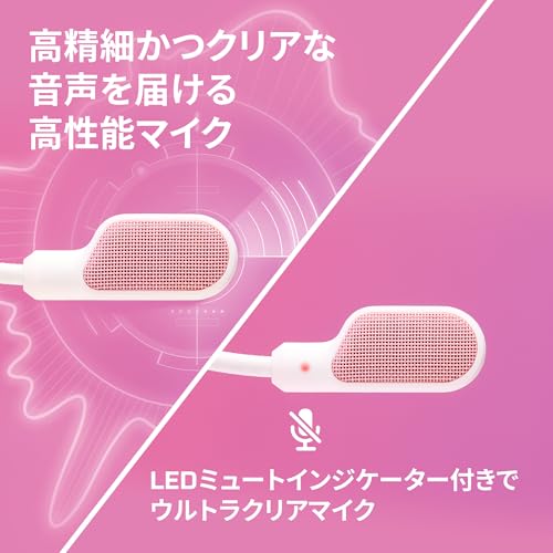 ハイパーエックス(HyperX) HyperX Cloud III  ゲーミングヘッドセット DTS Headphone:X空間オーディオ 53mmドライバー搭載 Cloud IIの 快適性 ホワイト ピンク PC、PS5、PS4、Xboxシリーズ、Nintendo Switch、モバイル 9W1Q4AAの特徴・詳細 画像