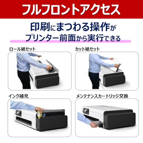 【New】キヤノン Canon ラージフォーマット プリンター imagePROGRAF TC-21M （A4フラットベットスキャナー搭載 大判 プリンター A1ノビ 対応 コンパクト デスクトップ モデル ）拡大 コピー機能 学習用教材 CAD ポスター A1 プラス 対応の特徴・詳細 画像