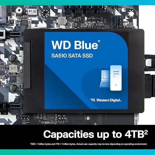 WDS500G3B0A [WD Blue SA510 SATA SSD（500GB 2.5インチ 7mm厚 SATA 6G 200TBW 5年保証）]の特徴・詳細 画像