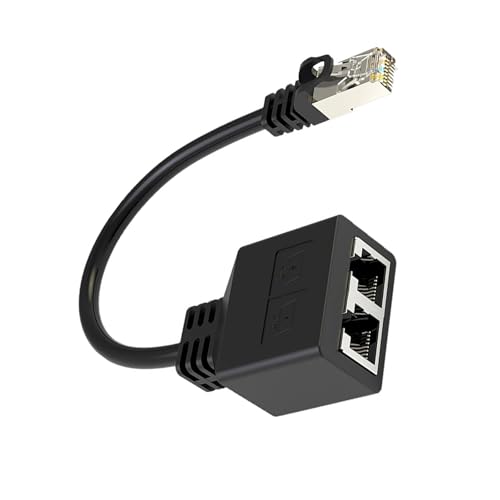 RJ45 イーサネット スプリッタ 1 ～ 2、 1000Mbps イーサネット スイッチ 2 ポート RJ45 高速ネットワーク アダプタ ネットワーク アダプタの特徴・詳細 画像