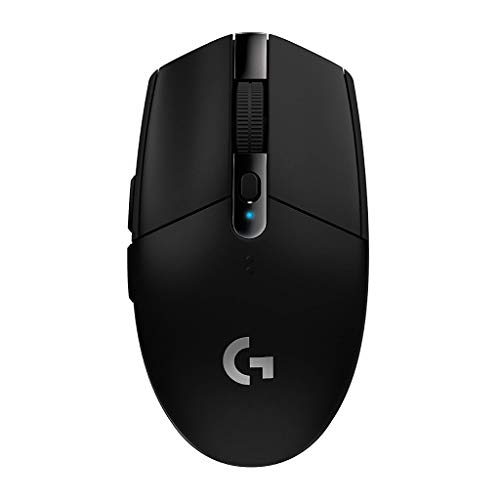 Logicool G ゲーミングマウス G304 LIGHTSPEED ワイヤレス ゲーミング マウス 軽量 99g HERO 12Kセンサー 6個プログラムボタン 250時間連続使用可能 ブラック PC windows mac 国内正規品 【 ファイナルファンタジー XIV 推奨モデル 】の外観・全体像 画像