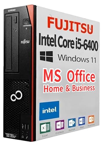 【整備済み品】【MS Office H&B 2024】 デスクトップPC ESPRIMO D586/Core i5-6400/Win11 Pro/wajunのWIFI/Bluetooth/DVD/8GB/128GB SSD 1