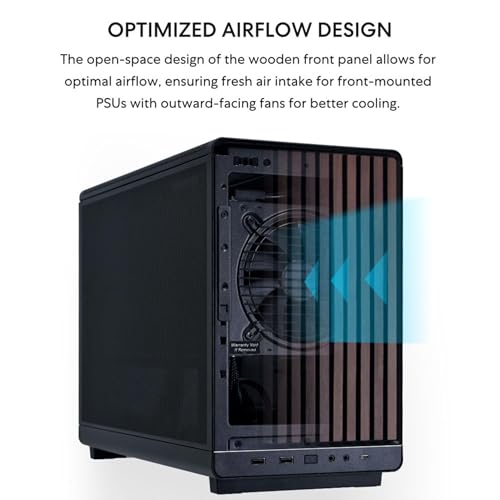 LIANLI コンパクトPCケース A3-mATX WD 木製フロントパネル 容量26.3リットル Micro ATX/Mini-ITX規格対応 360mmラジエーター搭載可能 ATX/SFX/SFX-L電源対応 日本正規代理店品の詳細・まとめ 画像