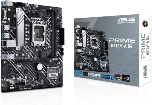 H610M-A D4 intel 第14・13・12世代 CPU対応 LGA1700 H610 搭載 DDR4 mATX マザーボードの外観・全体像 画像