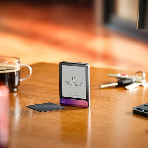 Ledger Flex ハードウェアウォレット タッチスクリーン Bluetooth対応 ビットコイン イーサリアム 暗号資産 コールドウォレット Ledger Live対応 安全 本物保証(紫ピンク+Recovery Key)の特徴・詳細 画像