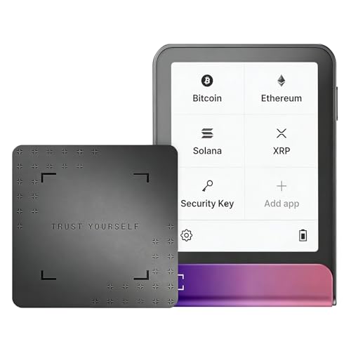 Ledger Flex ハードウェアウォレット タッチスクリーン Bluetooth対応 ビットコイン イーサリアム 暗号資産 コールドウォレット Ledger Live対応 安全 本物保証(紫ピンク+Recovery Key) 1