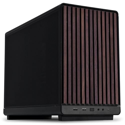 LIANLI コンパクトPCケース A3-mATX WD 木製フロントパネル 容量26.3リットル Micro ATX/Mini-ITX規格対応 360mmラジエーター搭載可能 ATX/SFX/SFX-L電源対応 日本正規代理店品の外観・全体像 画像