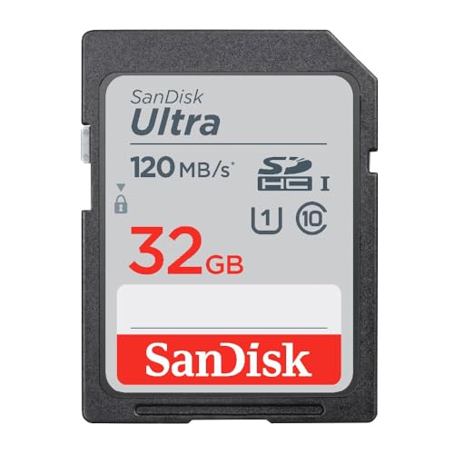 【 サンディスク 正規品 】 SanDisk SDカード 32GB SDHC Class10 UHS-I 読取り最大120MB/s SanDisk Ultra SDSDUN4-032G-GHJNN 新パッケージの外観・全体像 画像