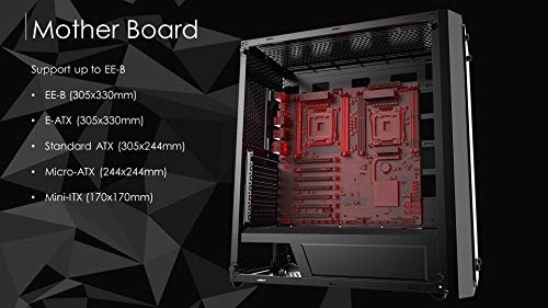 RAIJINTEK ライジンテック PCケース ハイエンド PONOS MS4 ミドルタワー型PCケース フルメッシュ 12025ARGBファン4基を搭載 ゲーミングPCに最適 水冷対応 各ラジエータ対応 リムーバブルHDDケージ搭載の特徴・詳細 画像