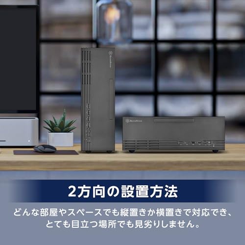 Silver Stone SilverStone ML11B マイクロATX PCケース 省スペース 光学スリムベイ搭載可 SST-ML11B / 国内正規流通品の詳細・まとめ 画像