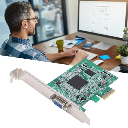SENECESLI PCIe グラフィックス カード、VGA ビデオ カード デスクトップ コンピュータ 低消費電力 ドライバ不要 プラグ アンド プレイ、1920x1080 解像度 X99 X79 マザーボの互換性をサポートの特徴・詳細 画像