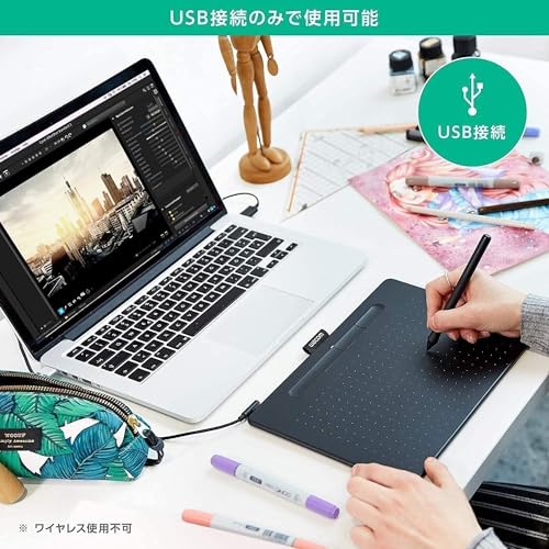 【ワコム直営店ストア限定モデル】Wacom Intuos Medium ベーシック CTL-6100/K2 ワコム ペンタブレット 板タブ お絵かきソフトウェア付き 黒 Androidにも対応の詳細・まとめ 画像